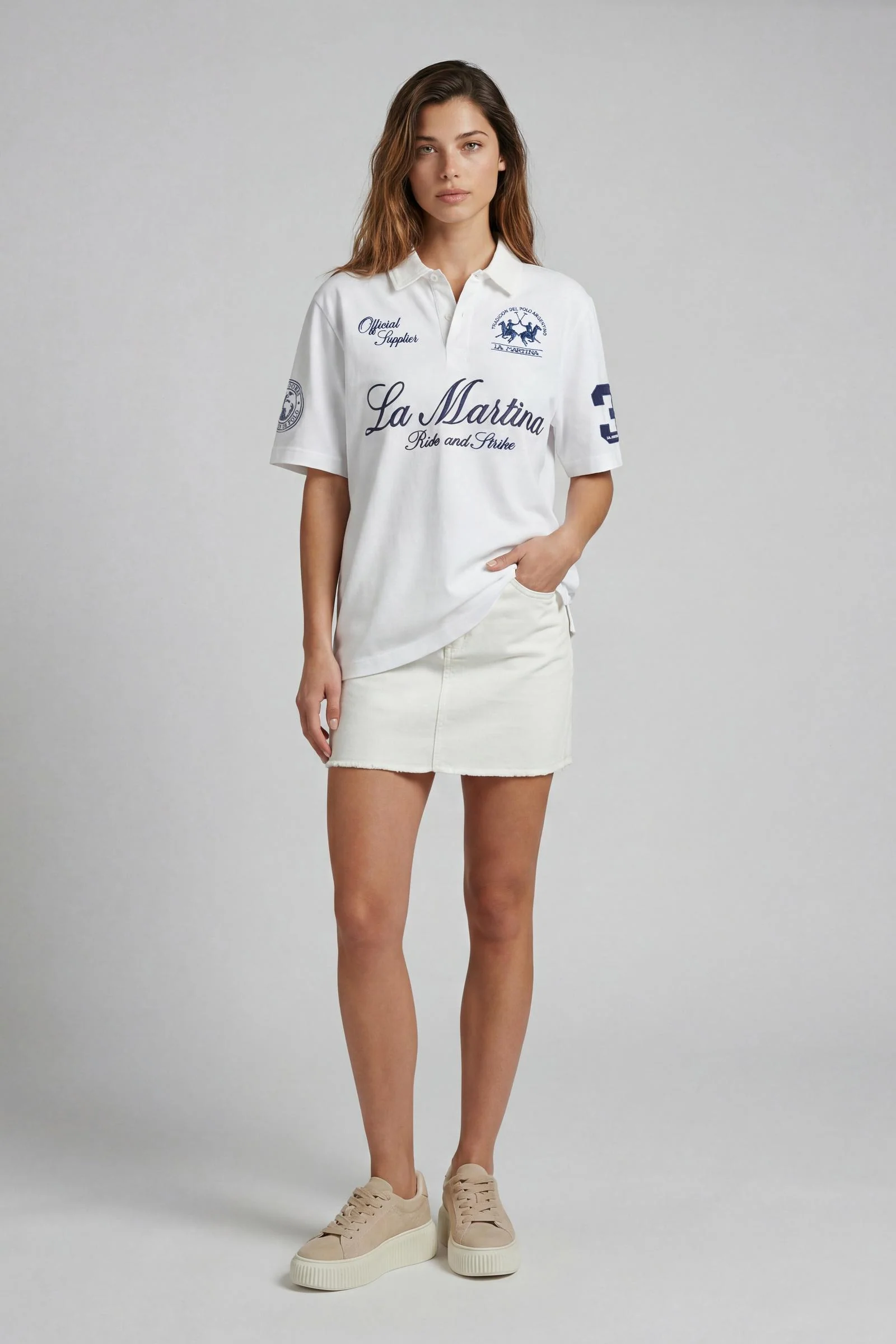 Kurzarm-Poloshirt aus Baumwolljersey – Limited Edition „Ride and Strike“ - Image 10