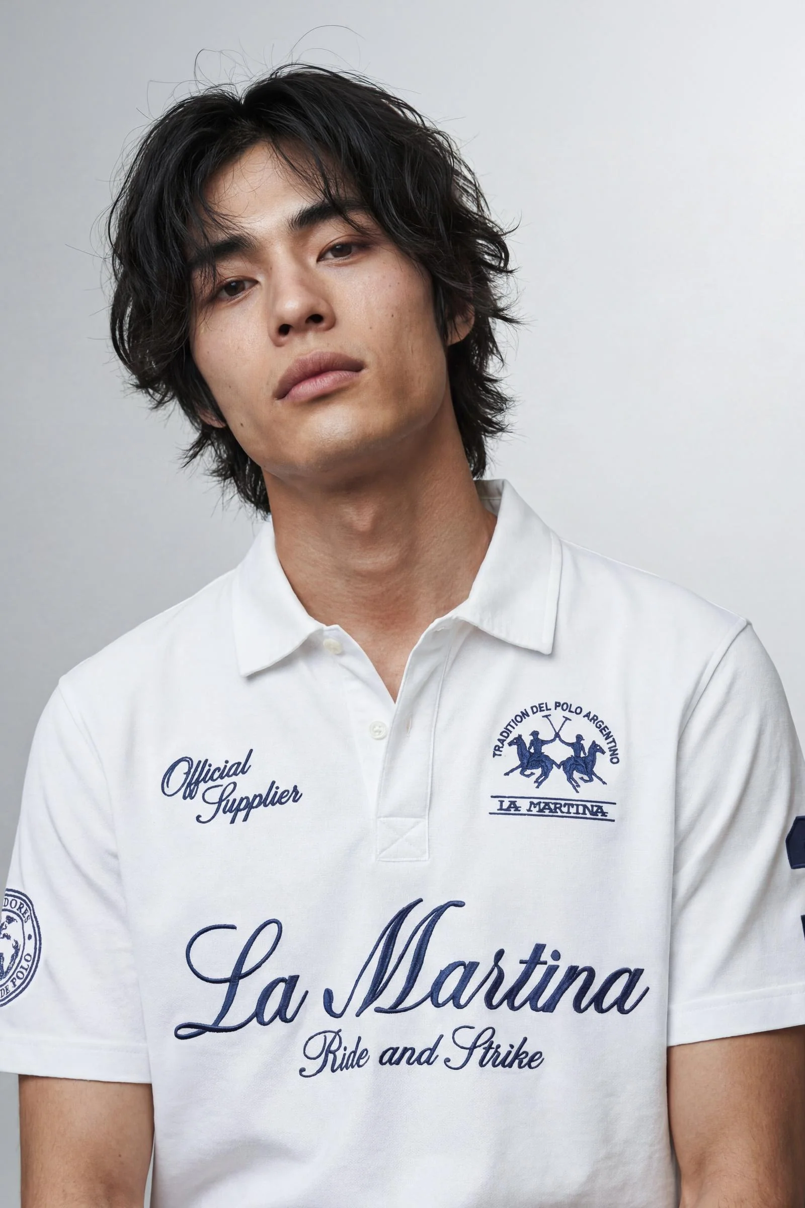 Kurzarm-Poloshirt aus Baumwolljersey – Limited Edition „Ride and Strike“ - Image 3