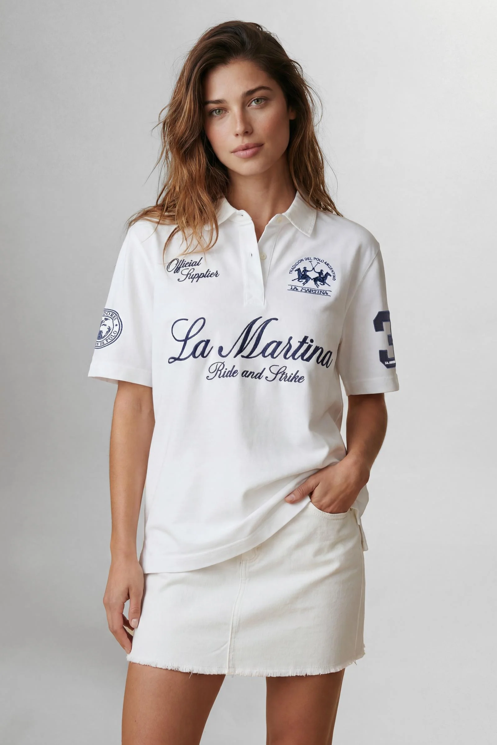 Kurzarm-Poloshirt aus Baumwolljersey – Limited Edition „Ride and Strike“ - Image 9
