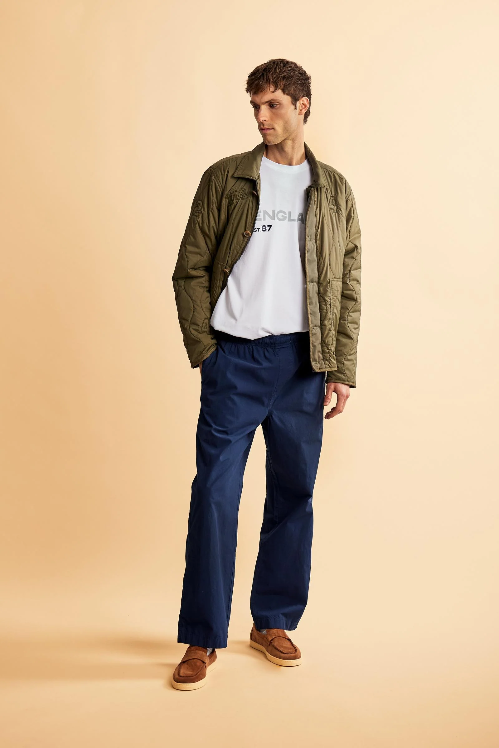 Lange Herrenhose aus Baumwoll-Popeline leicht und atmungsaktiv – Camden - Image 2