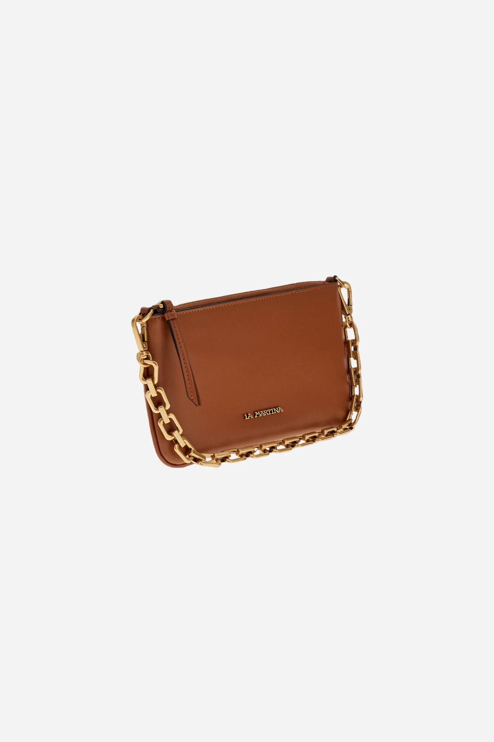 Ledertasche aus Kalbsleder mit Schulterriemen – Flat Pouch - Image 3