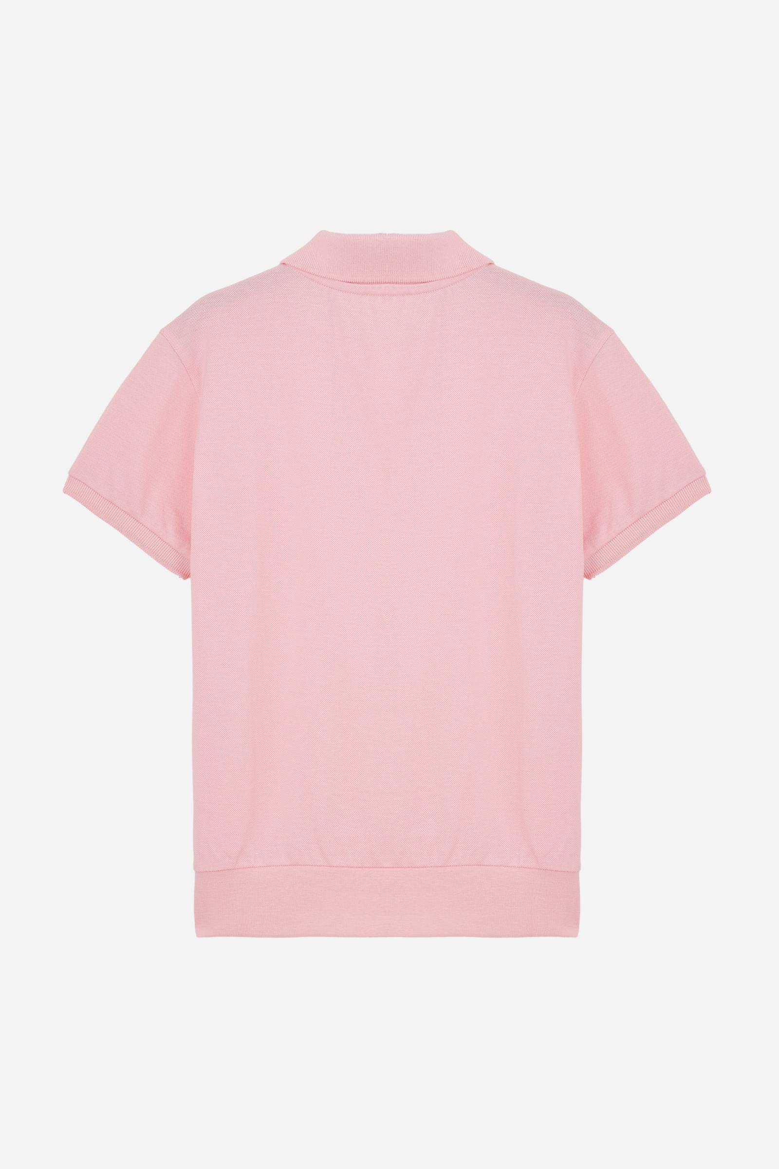 Mädchen-Poloshirt aus Piqué mit Maxi-Logo - Image 2