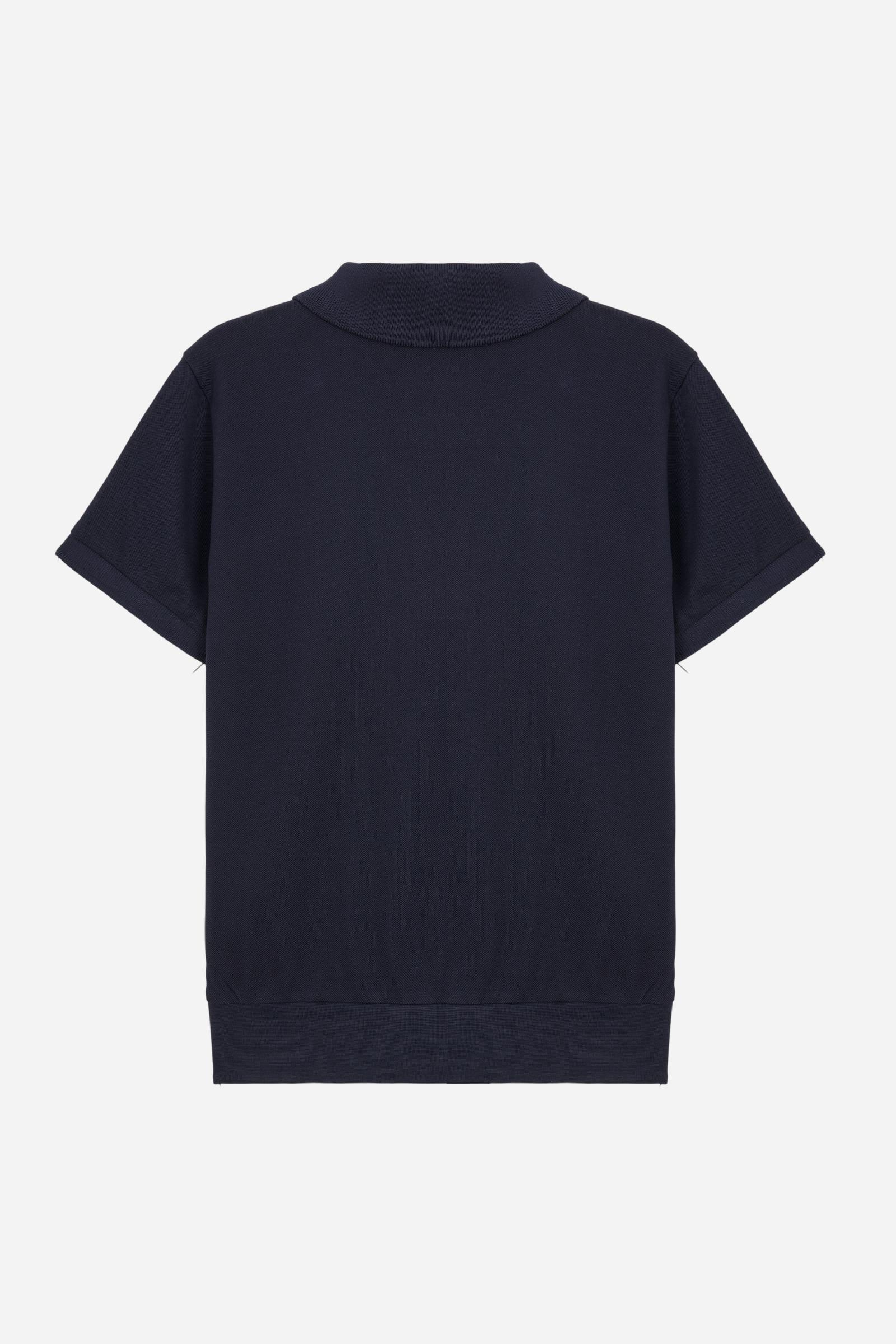Mädchen-Poloshirt aus Piqué mit Maxi-Logo - Image 2