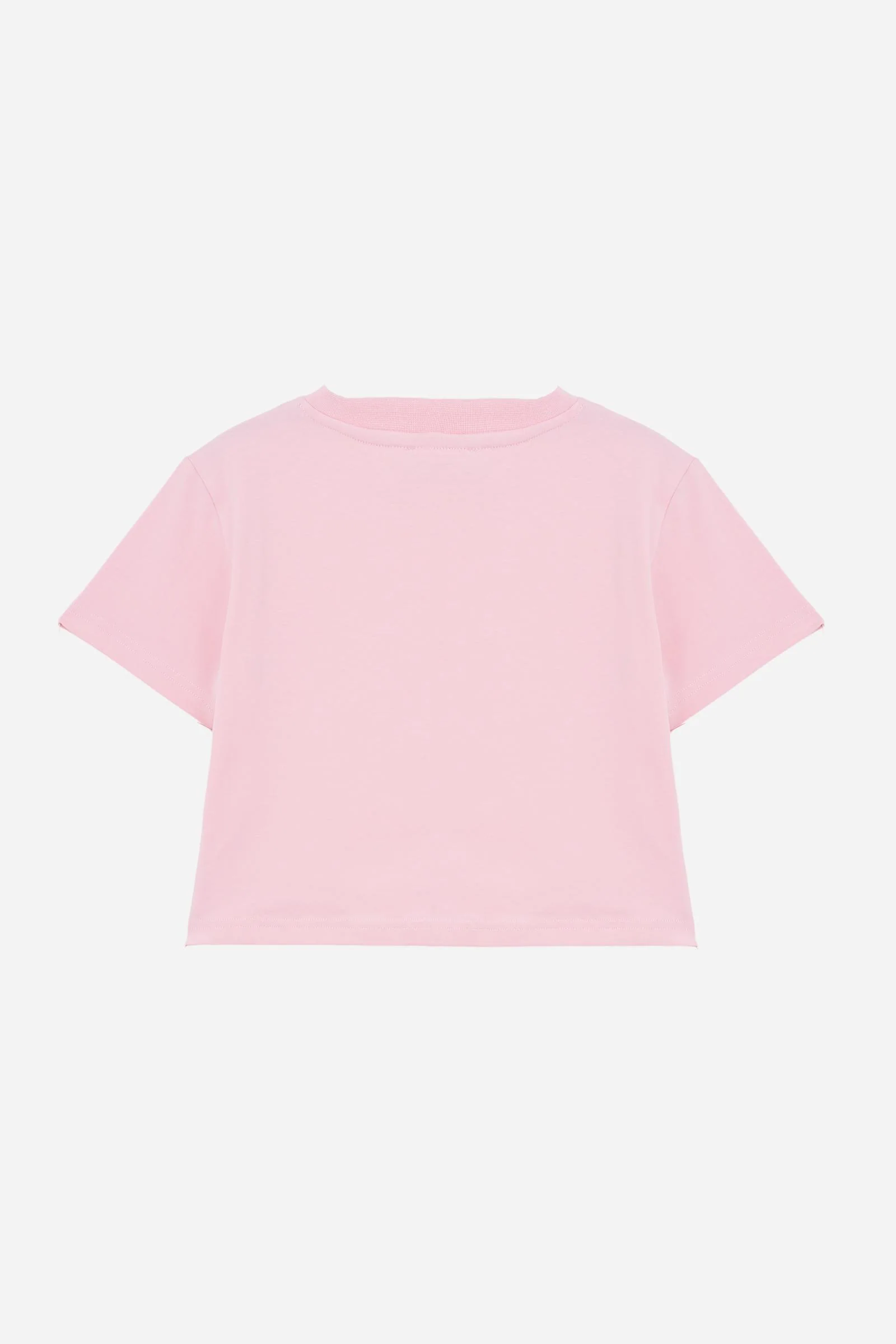 Mädchen-T-Shirt aus Baumwolle mit kleinem Logo - Image 2