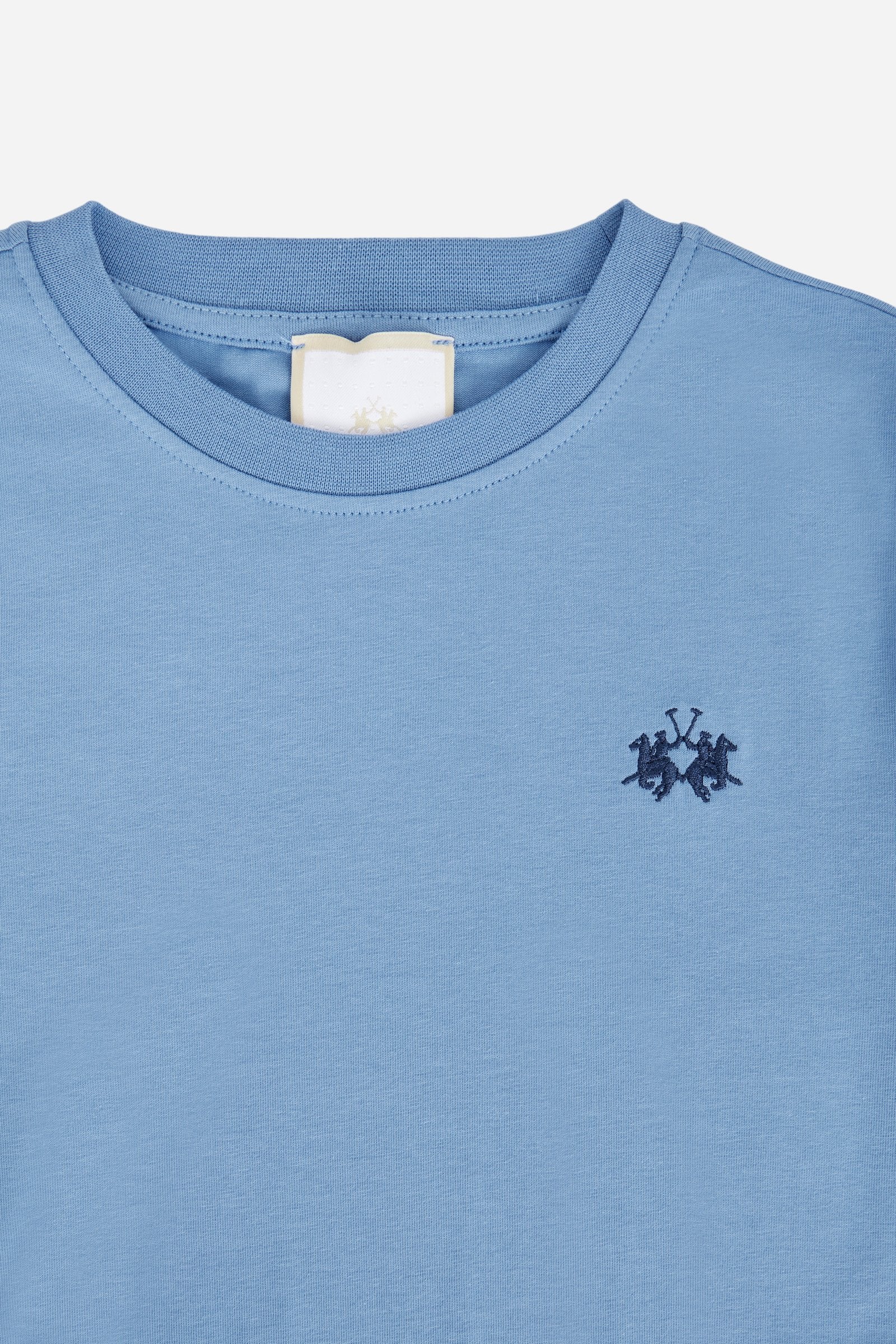 Mädchen-T-Shirt aus Baumwolle mit kleinem Logo - Image 3