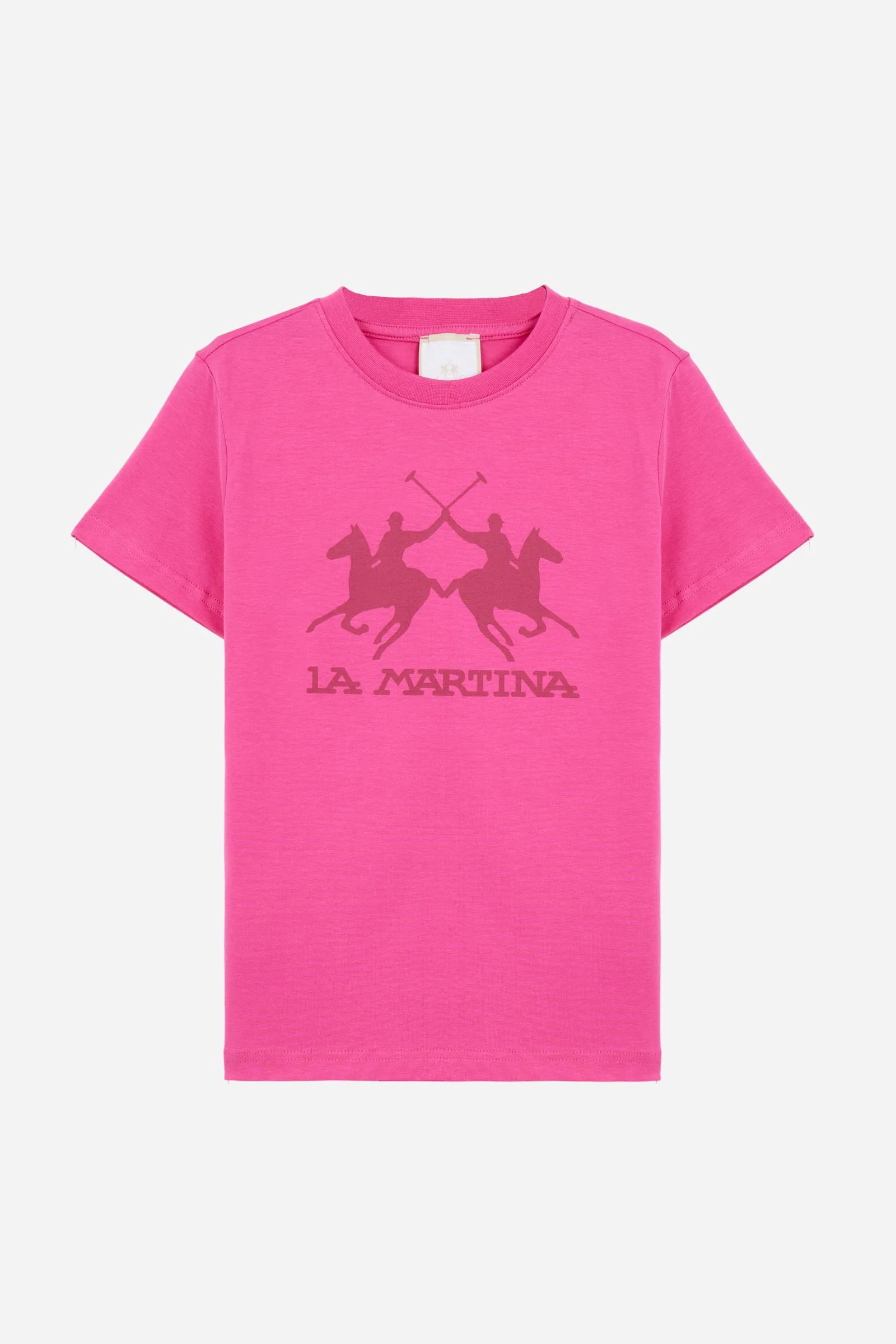 Mädchen-T-Shirt mit gedrucktem Maxi-Logo