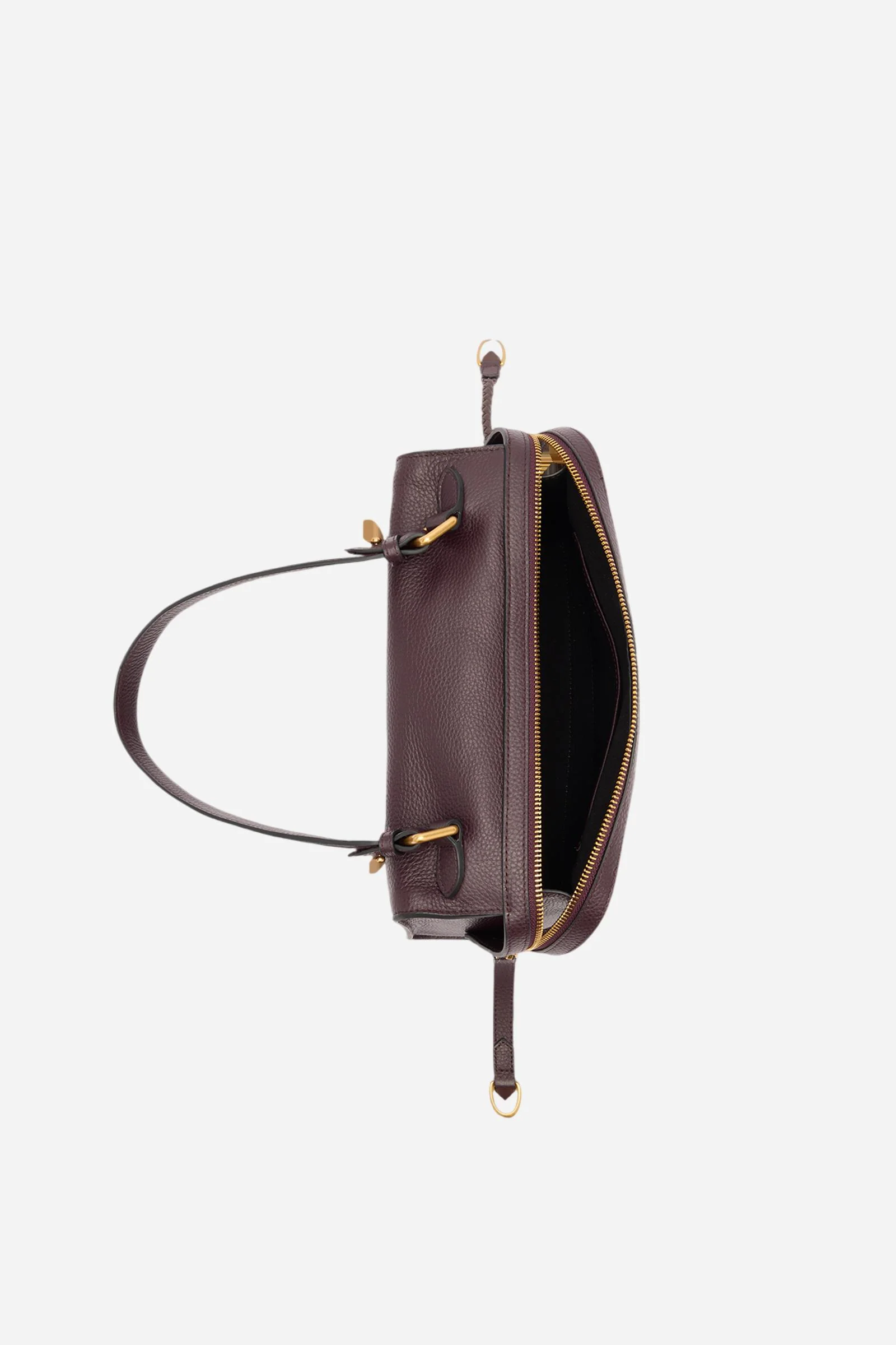 Mittlere Schultertasche aus Vollnarbenleder – Shoulder Medium - Image 4