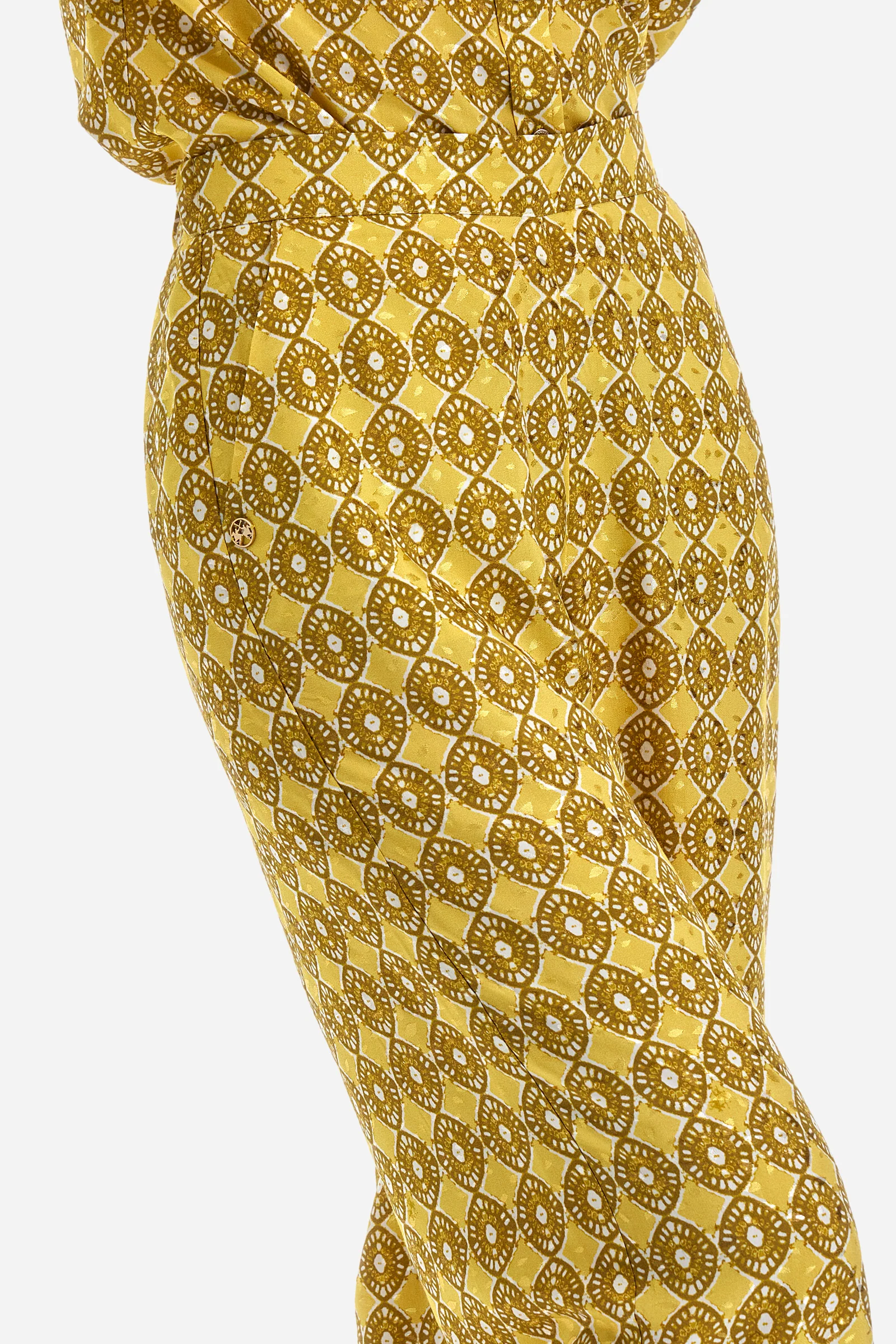 Palazzohose aus Synthetikgewebe Regular Fit - Yettie - Image 3