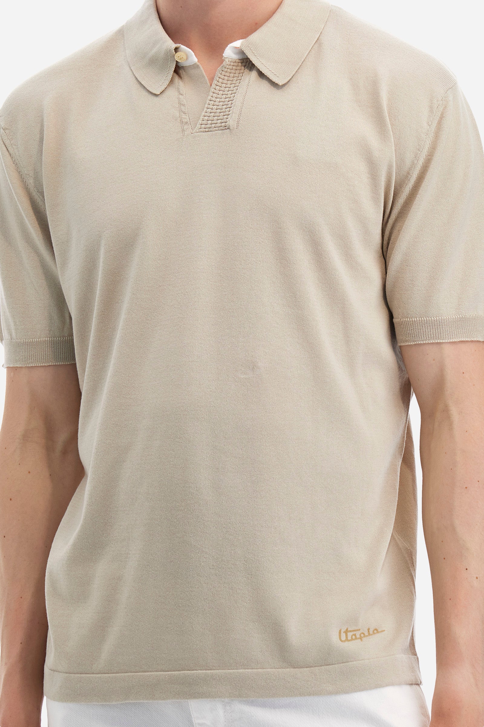 Polo-Shirt aus Baumwollstrick Regular Fit – Yuri - Image 3