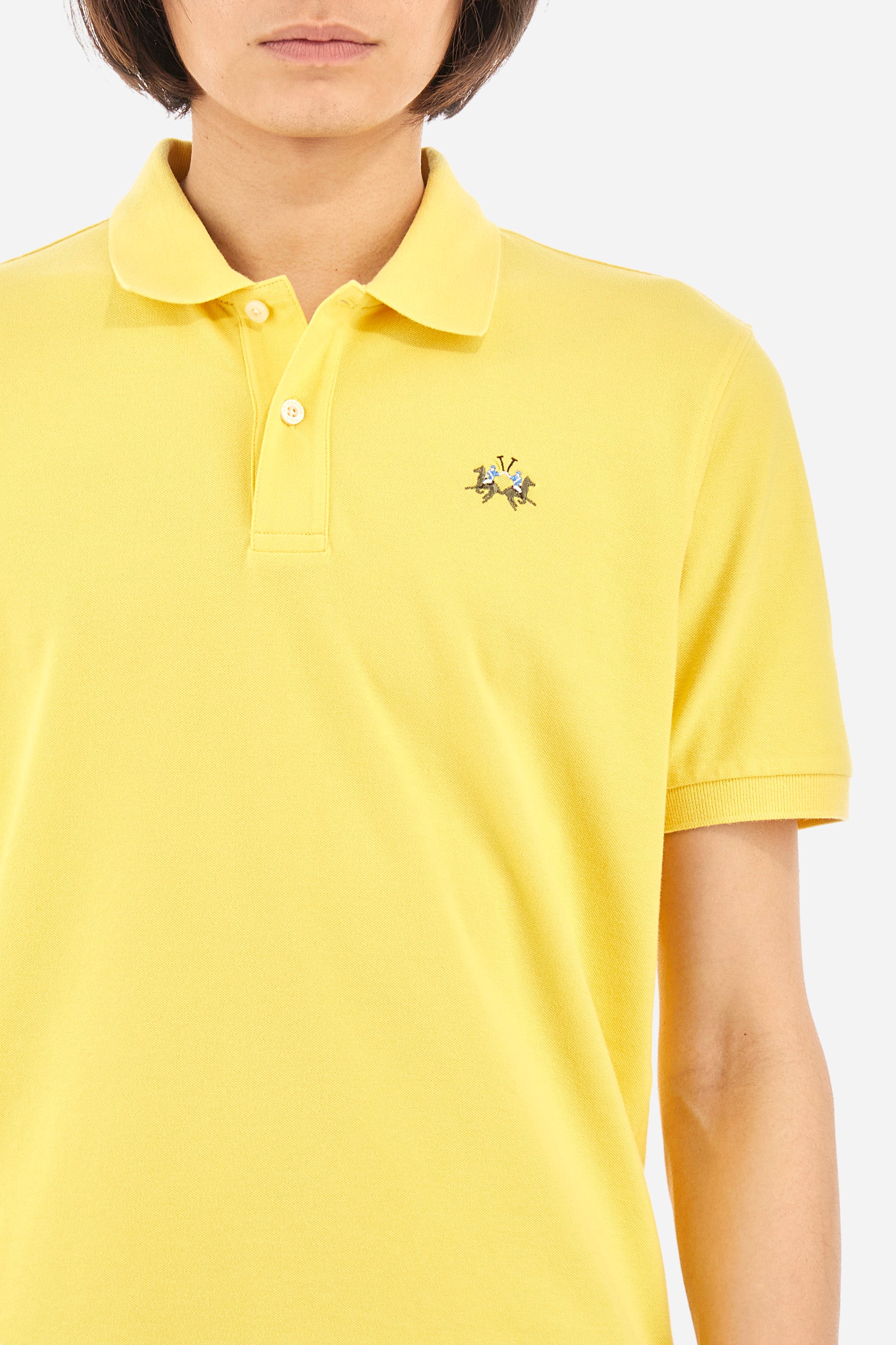 Poloshirt aus Stretch-Baumwolle Slim Fit - Eduardo - Image 3