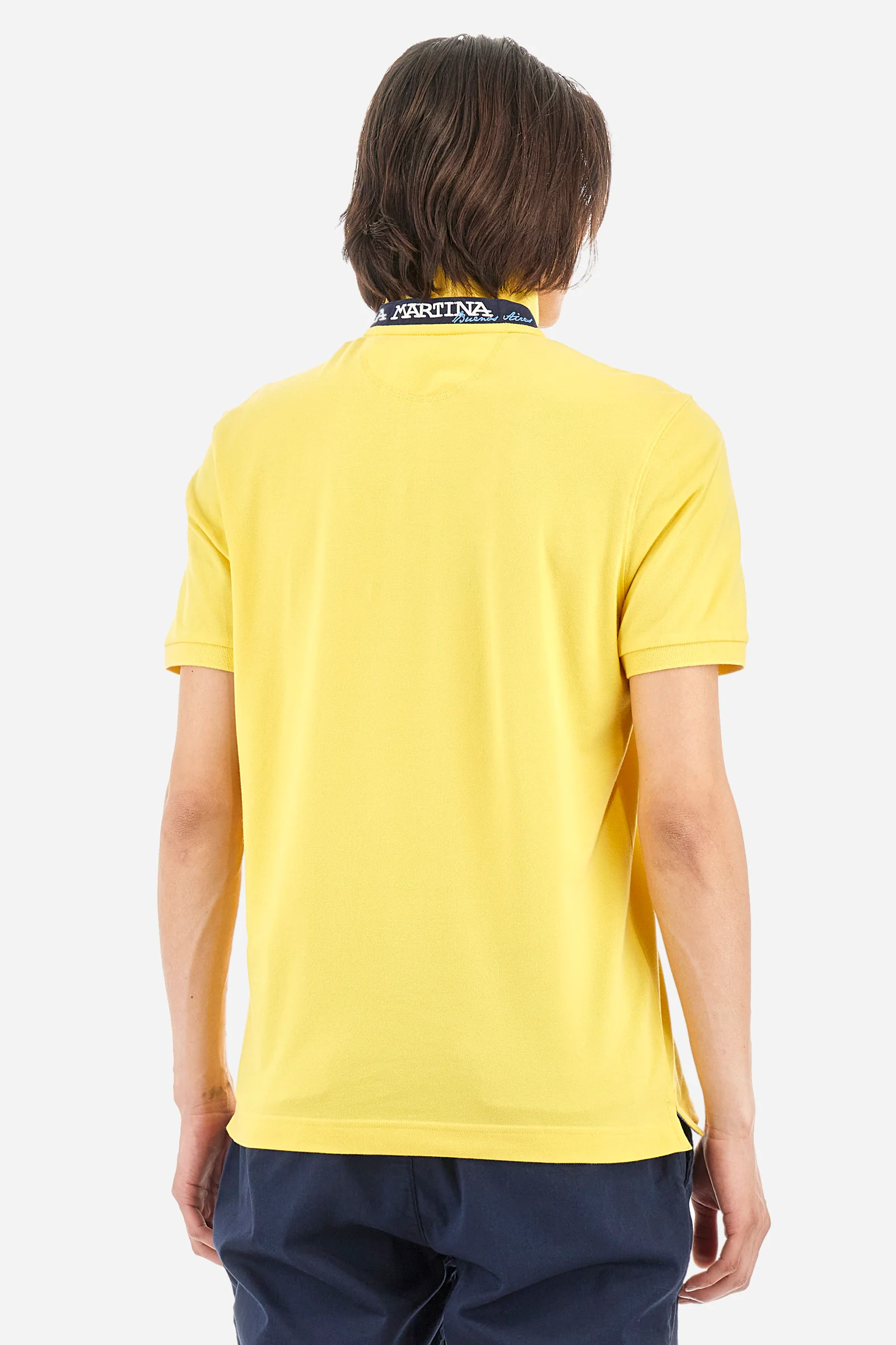 Poloshirt aus Stretch-Baumwolle Slim Fit - Eduardo - Image 4