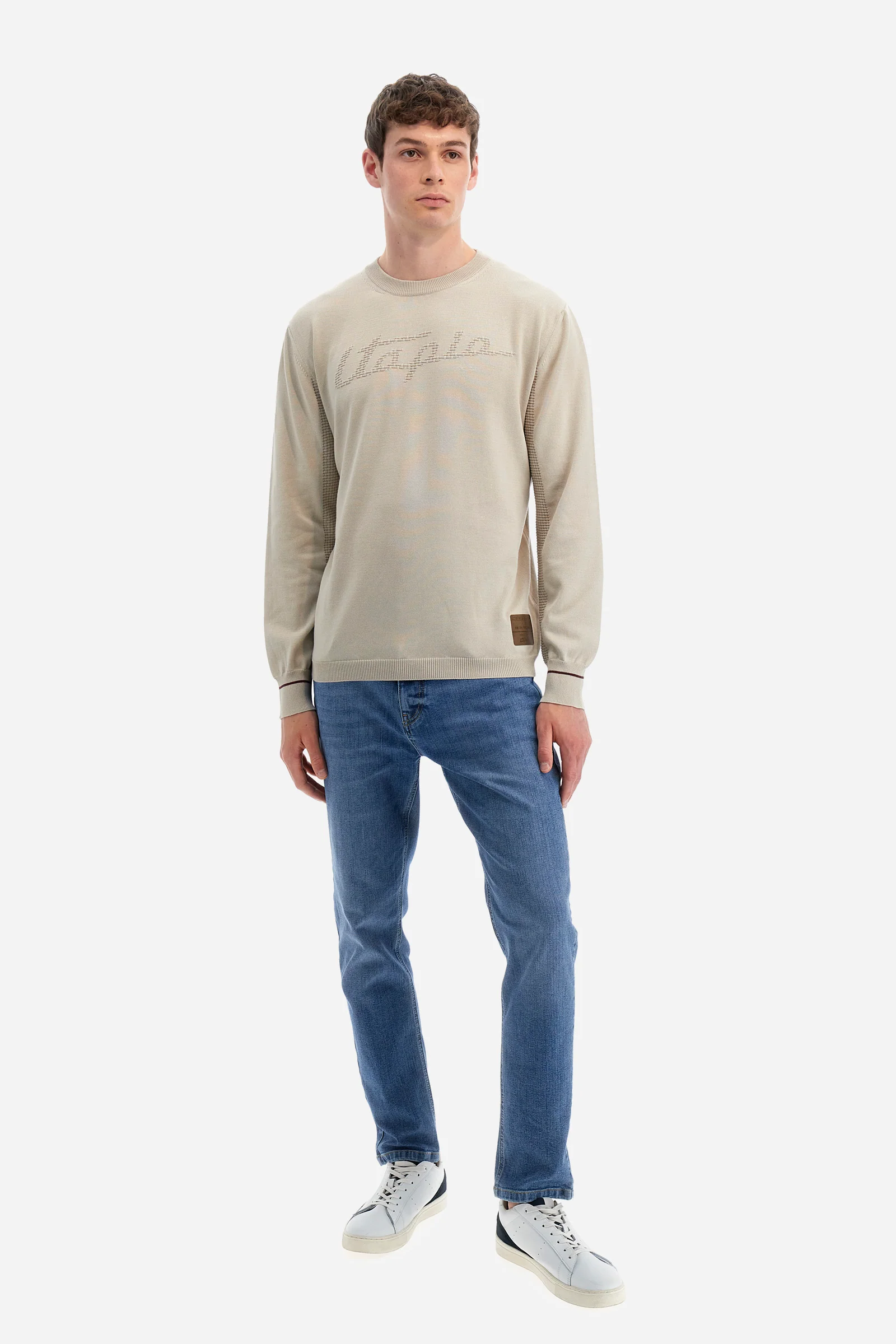 Pullover aus Baumwolle Regular Fit - Yusuke - Image 2