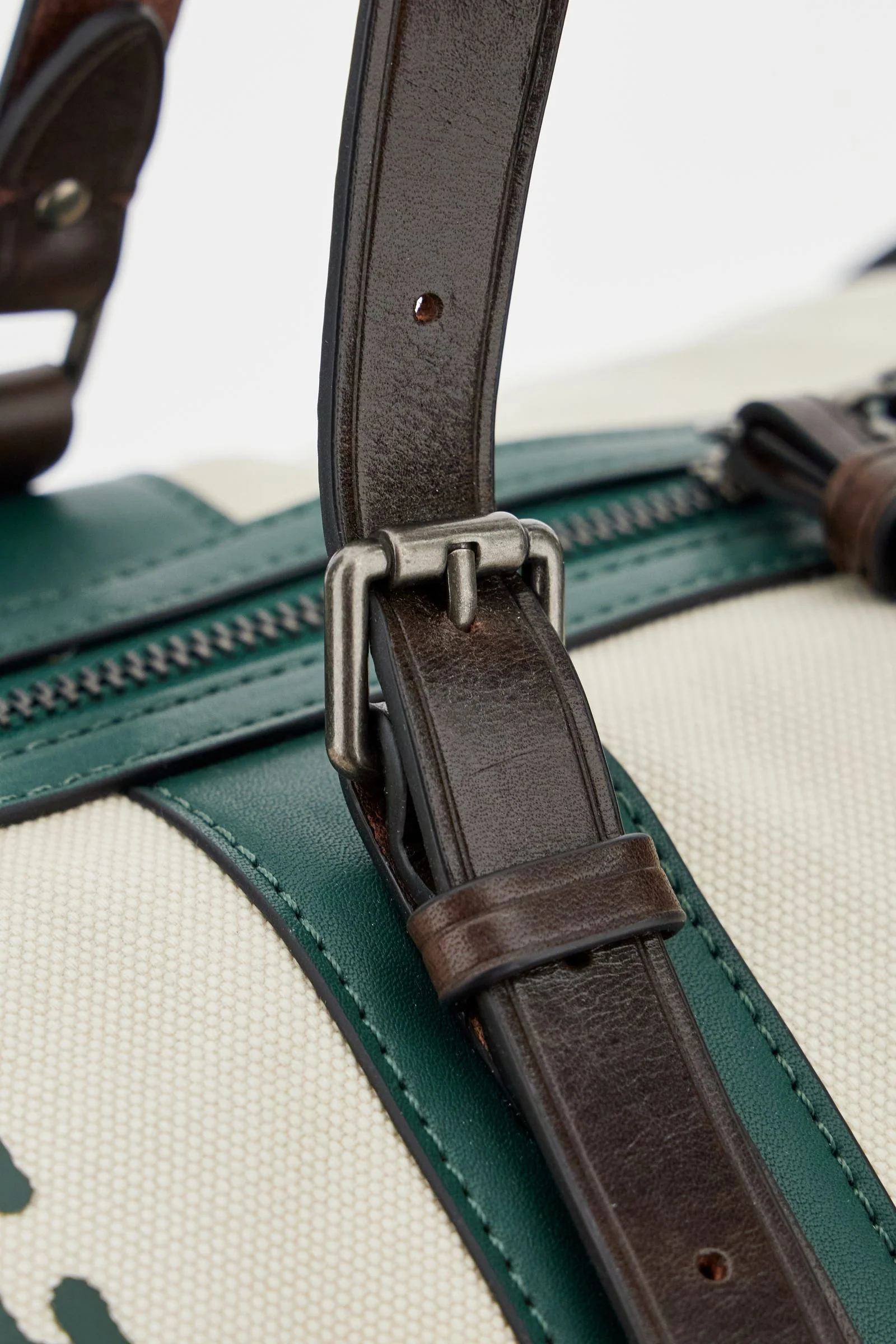 Reisetasche aus gewaschenem Canvas und Leder - Martin's - Image 6