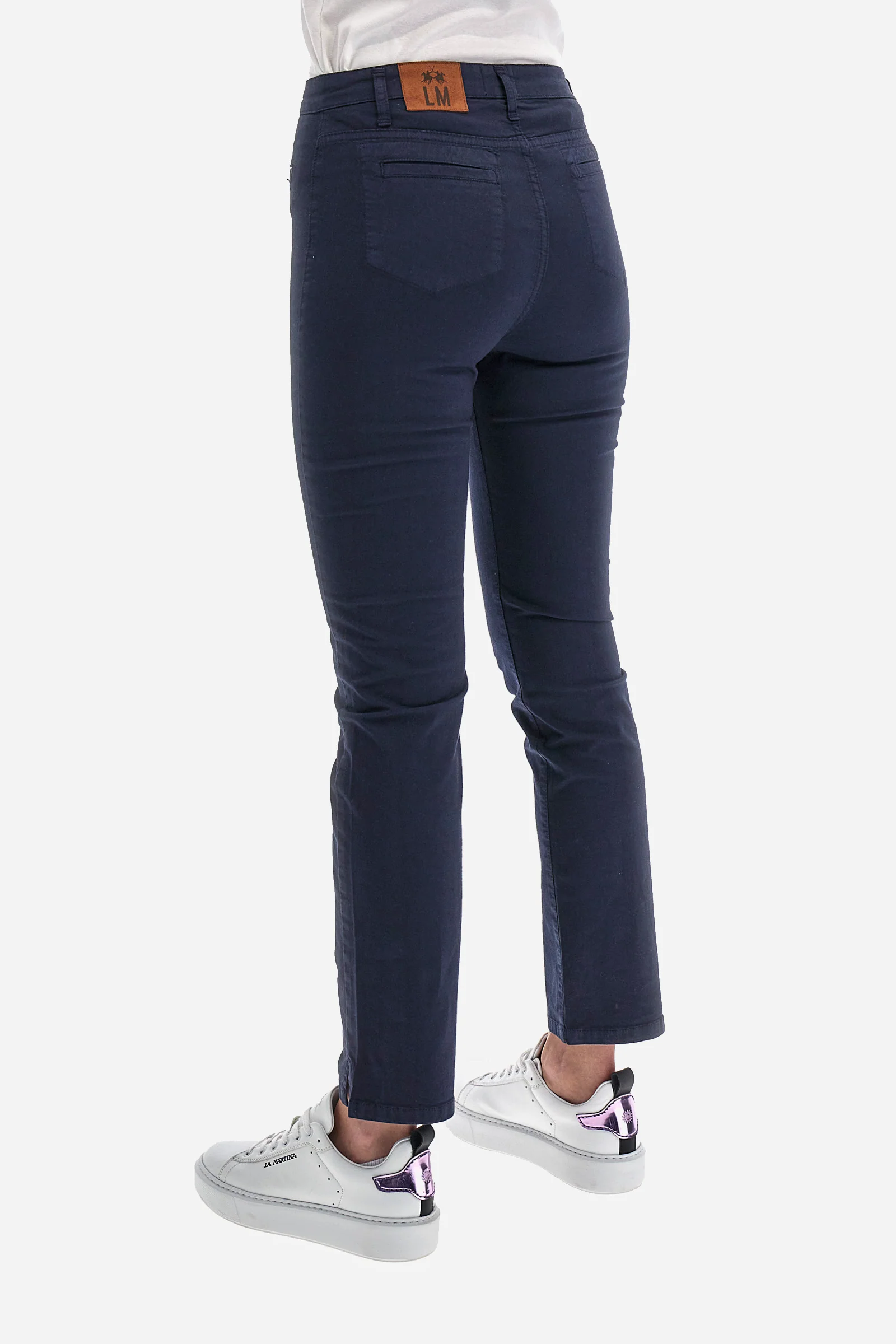 Röhrenhose aus Stretch-Baumwolle Regular Fit – Yessika - Image 4