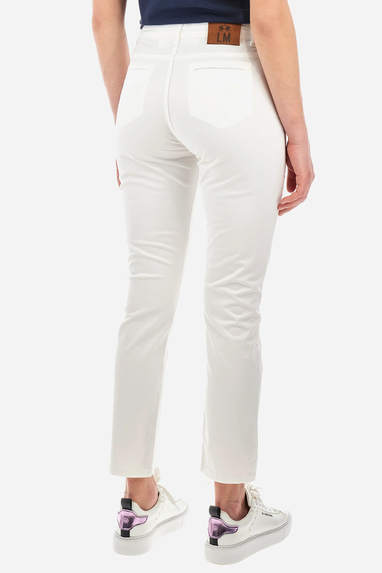 Röhrenhose aus Stretch-Baumwolle Regular Fit – Yessika - Image 4
