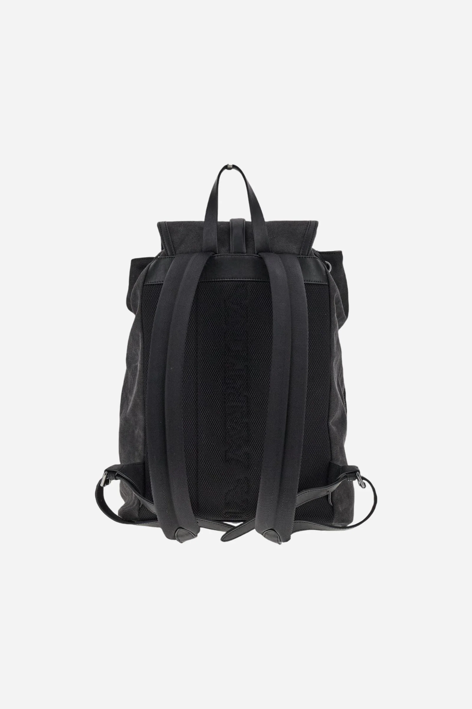 Rucksack aus gewaschenem Canvas und Leder – Matteo - Image 2