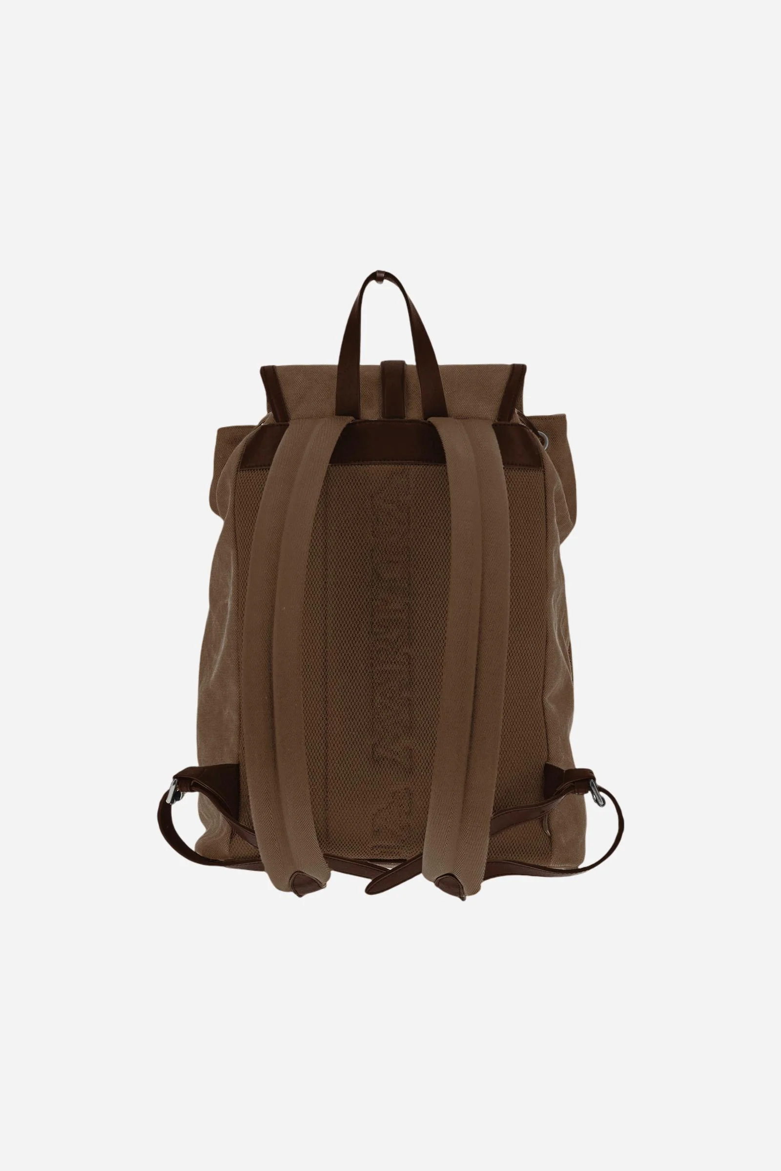 Rucksack aus gewaschenem Canvas und Leder – Matteo - Image 2