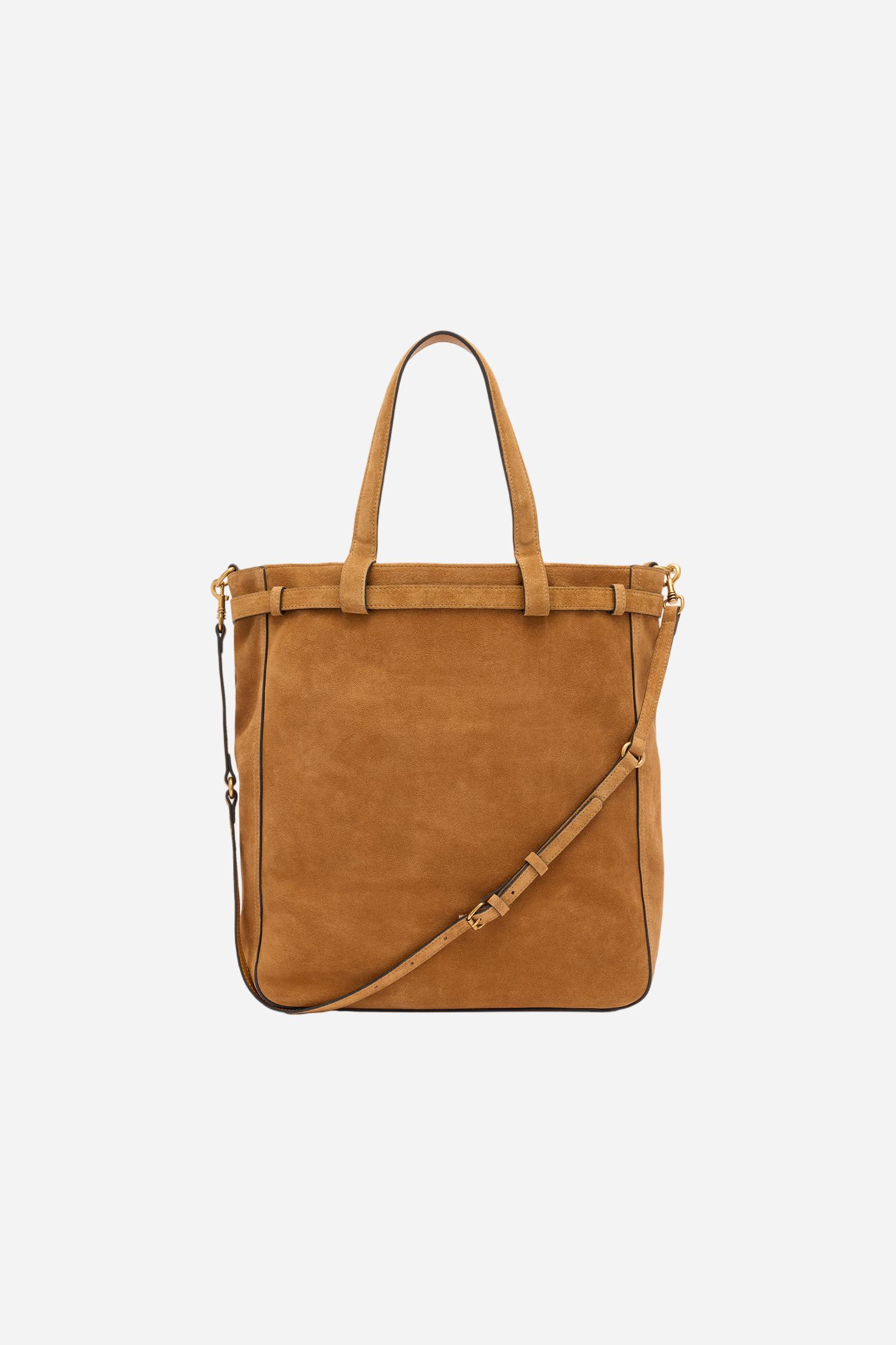 Shopper aus Veloursleder – Etherea - Image 2