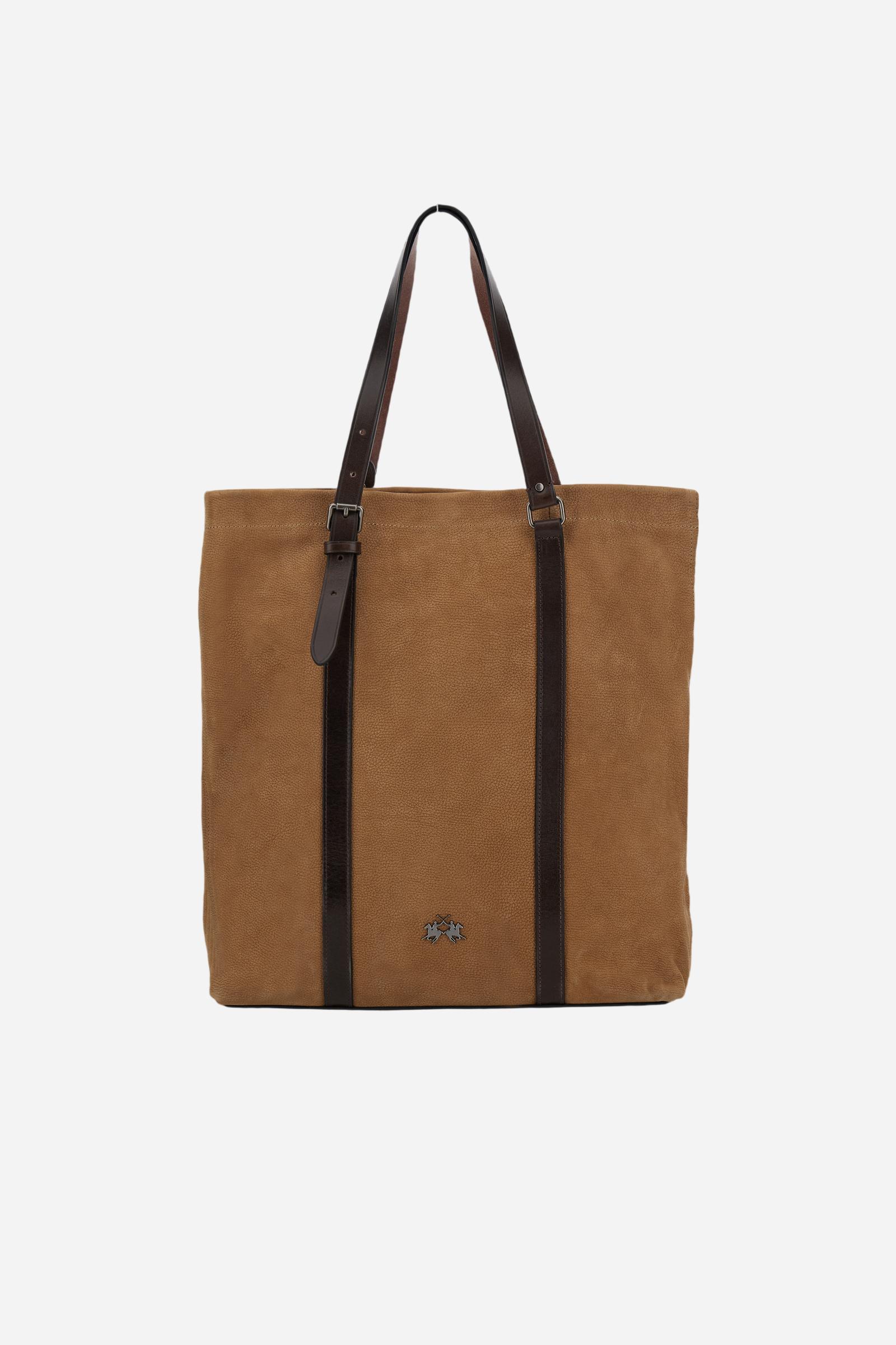 Tote Bag aus genarbtem Nubukleder - Hernan