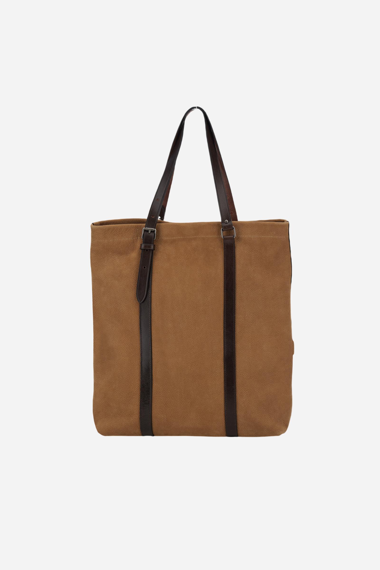 Tote Bag aus genarbtem Nubukleder - Hernan - Image 2