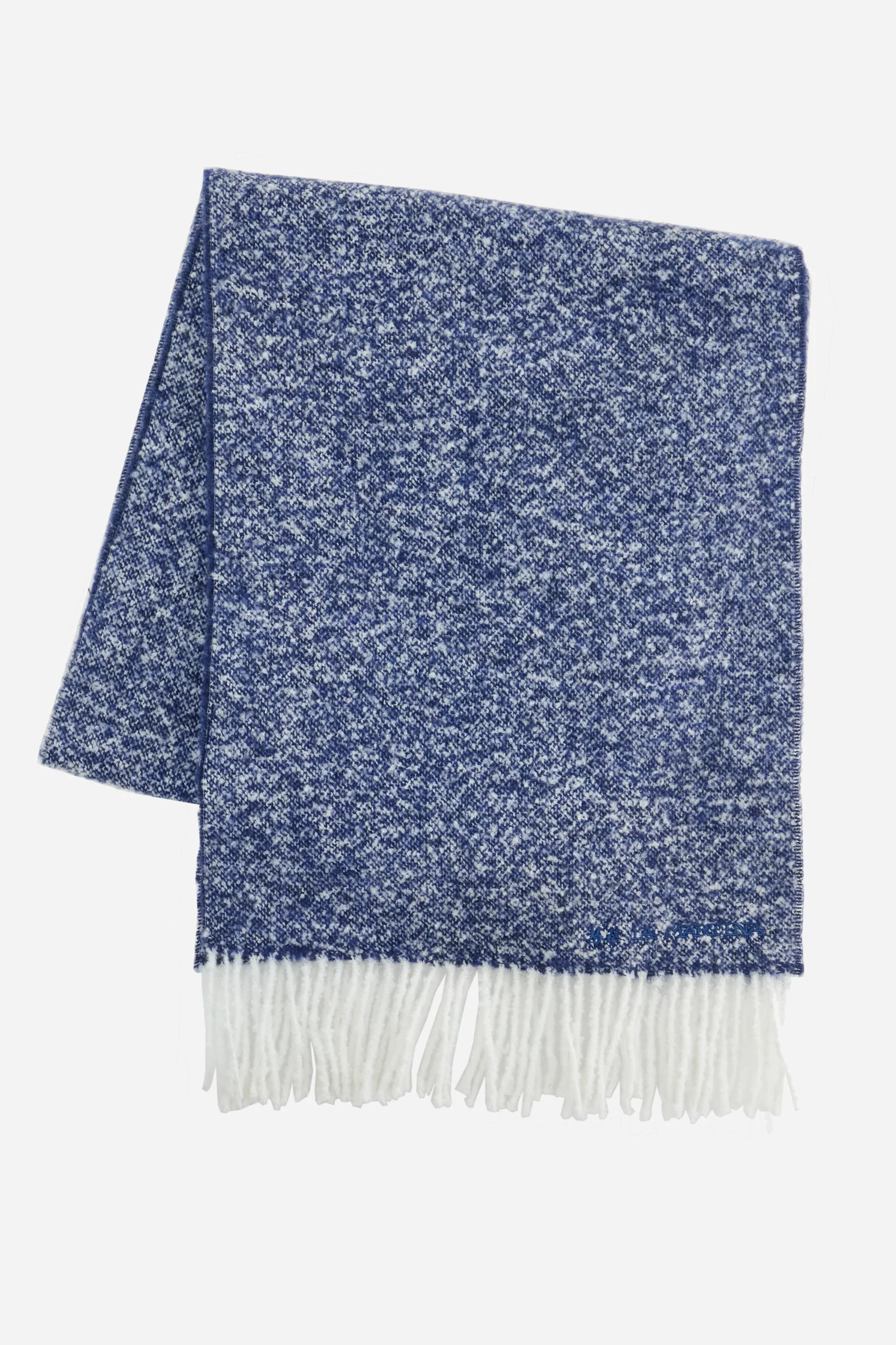 Unisex Schal mit Fransen aus Wollmischung - Image 4