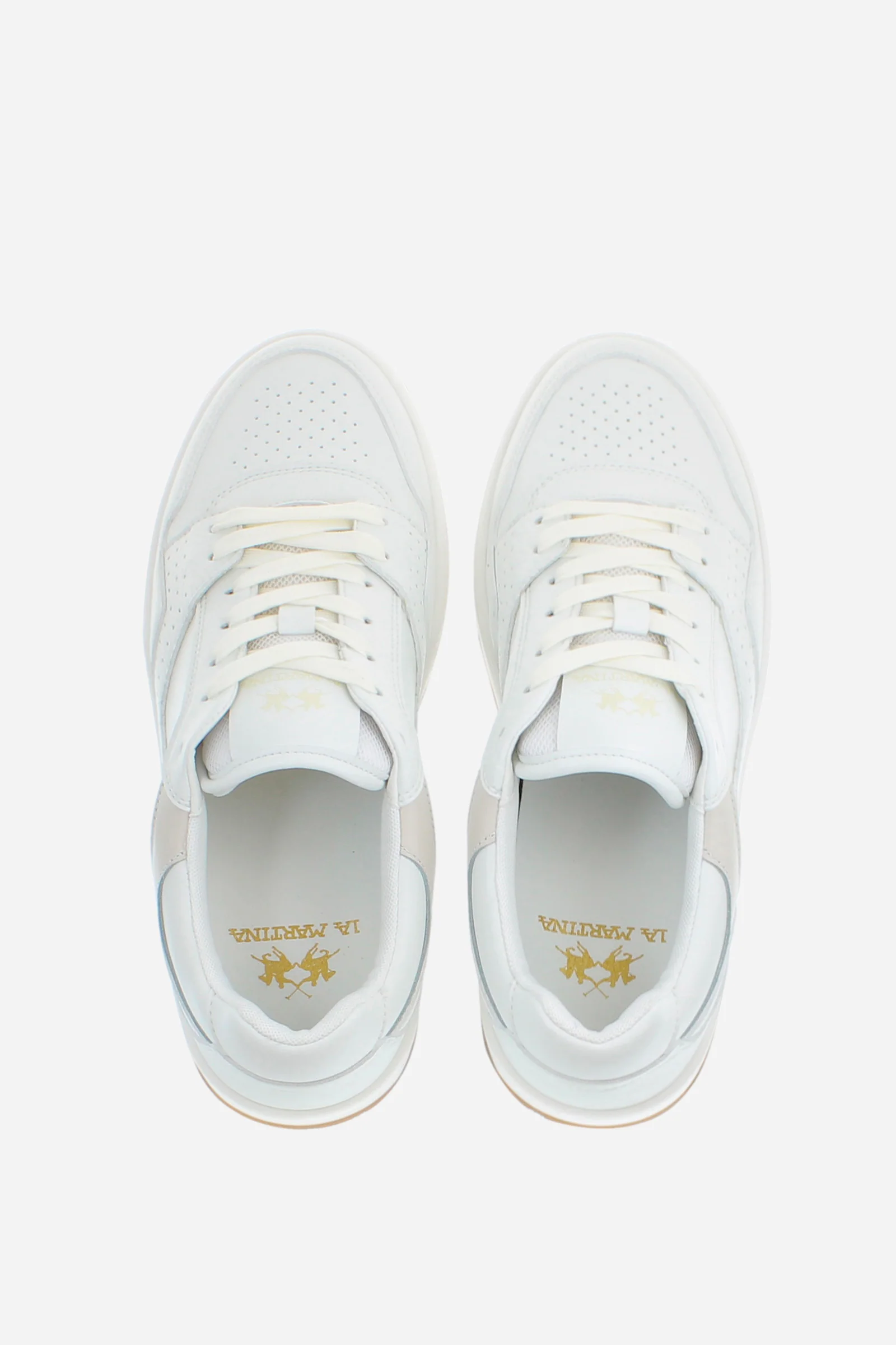 Vintage-Basket-Sneaker für Damen aus gemischtem Pflanzenleder - Field 85 - Image 4