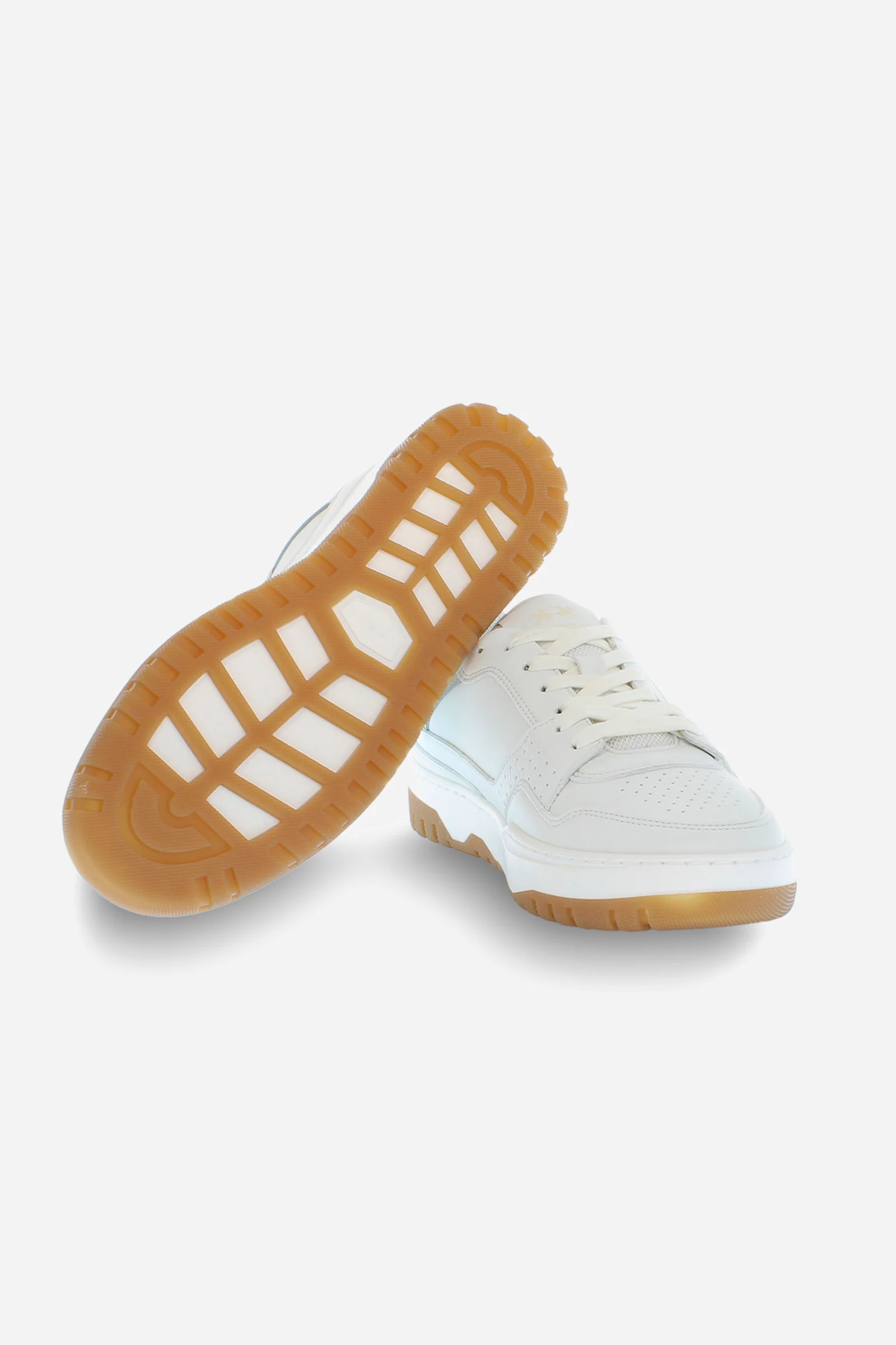 Vintage-Basket-Sneaker für Damen aus gemischtem Pflanzenleder - Field 85 - Image 5